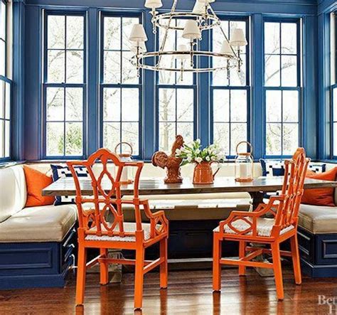 Orange Dining Room - Apartment Layout