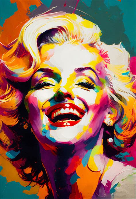 Wall Art Print | Marilyn Pop art style | UKposters