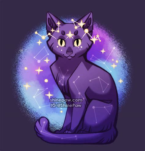 Starry Cat by ShinePawArt on DeviantArt