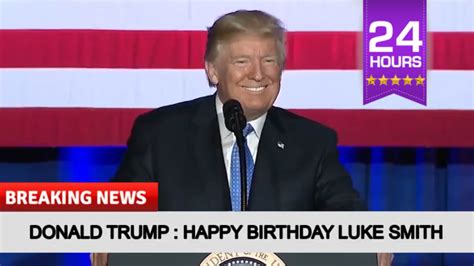 Make donald trump sings happy birthday name video24h by Funjoo