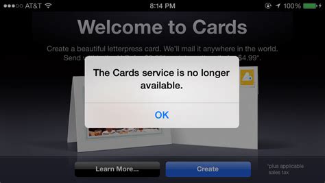 Apple confirms Cards app for iOS is discontinued, recommends iPhoto ...