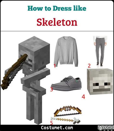 Skeleton (Minecraft) Costume for Halloween