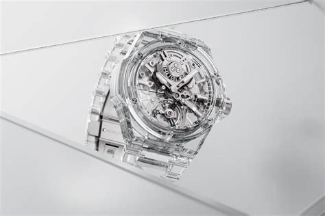 Hublot built an entire Big Bang Integral in sapphire crystal - Acquire