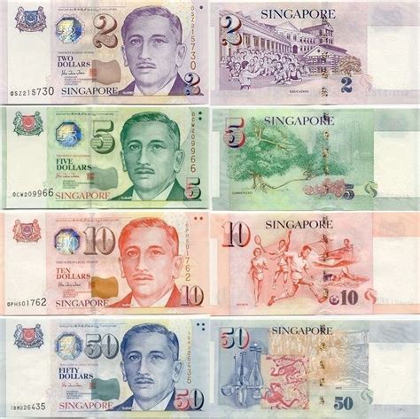 Singapore: 2 Dollars (1999) (Yusof bin Ishak, education) OVD, 5 Dollars ...