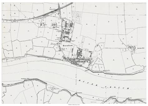 Old maps of Essex - Burnham on Crouch 1897