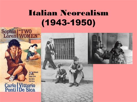 Italian Neorealism (1943-1950)