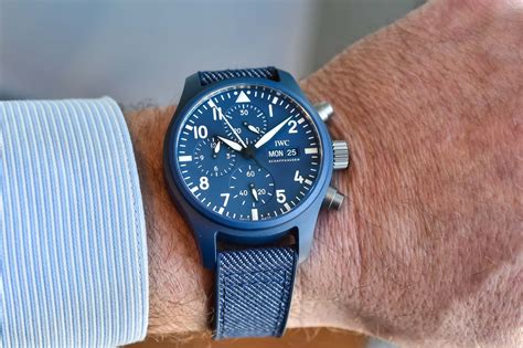 Hands-On: The New IWC Pilot Chronograph 41 TOP GUN Black and Oceana