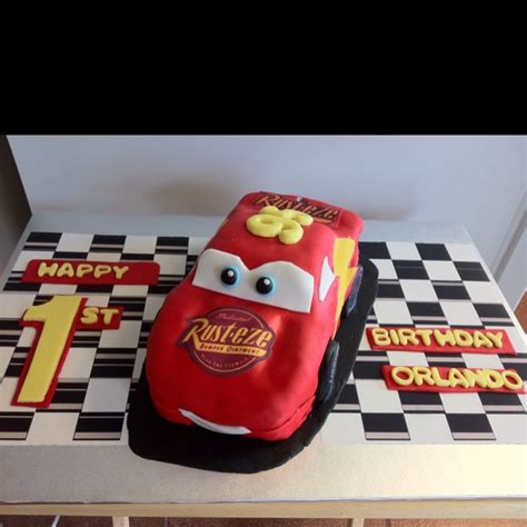 Lightning McQueen cake: Disney Pixar Cars Movie | Lightning mcqueen ...