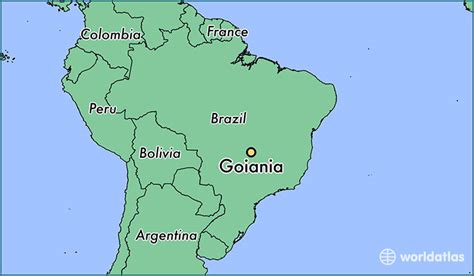 Where is Goiania, Brazil? / Goiania, Goias Map - WorldAtlas.com