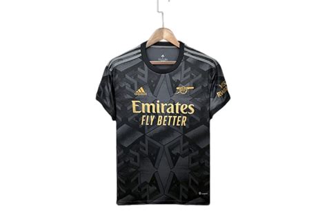 Arsenal F.C. Jersey (Away) 22 23 Season - Black | Plus260 Tech Solutions