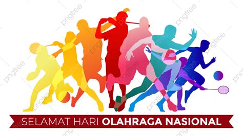 Desain Ucapan Selamat Hari Olahraga Nasional, Sport Day, Hari Olahraga ...