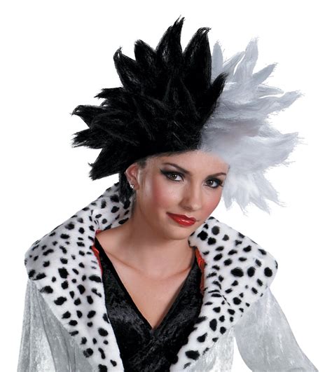 Cruella De Vil Wig Disney 101 Dalmatians Villains 18267 - Walmart.com ...