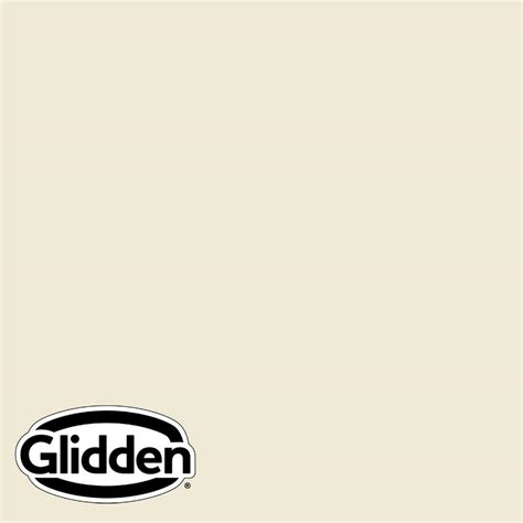 Glidden Premium 1 qt. PPG1105-1 Creamy White Eggshell Interior Latex ...