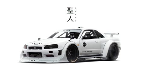 White GTR R34 Wallpapers - Wallpaper Cave