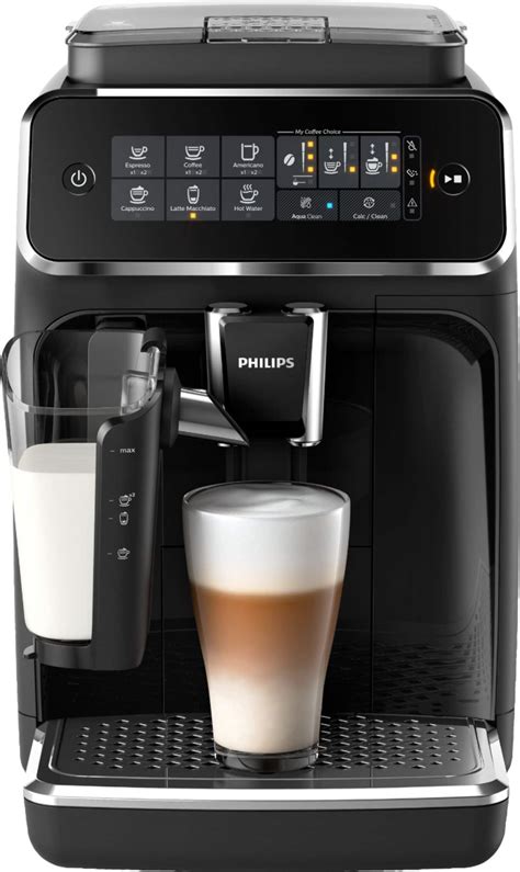 Customer Reviews: Philips 3200 Series Fully Automatic Espresso Machine w/ LatteGo, Black Black ...