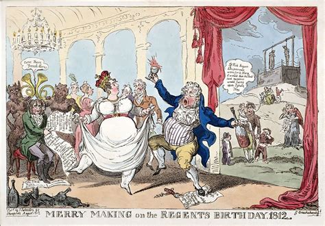 Prinny, subject of the sharp quilled cartoonists of the Regency. | History cartoon, King george ...