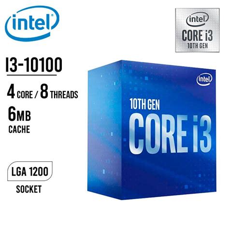 Intel 10th Gen Core I3 10100 Processor Price In Bangladesh – Computer ...