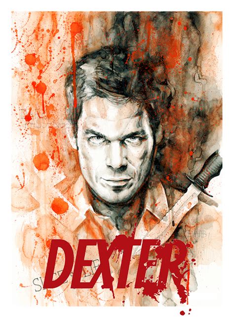 Illustration - Dexter Morgan - The Dark Passenger on Behance