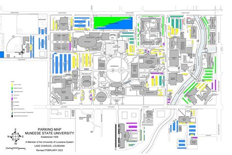 McNeese State University Campus Map | McNeese State University