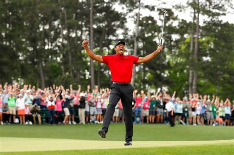 What happened the last time Tiger Woods played at the Masters?