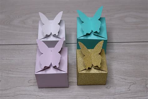 Butterfly Gift Box SVG - Cricut Box Template