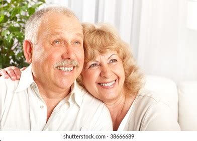 Happy Smiling Elderly Couple Home Stock Photo 38666689 | Shutterstock