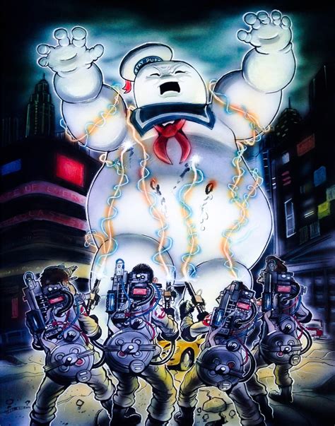 Ghostbusters VS. Stay Puft Marshmallow Man Inspired