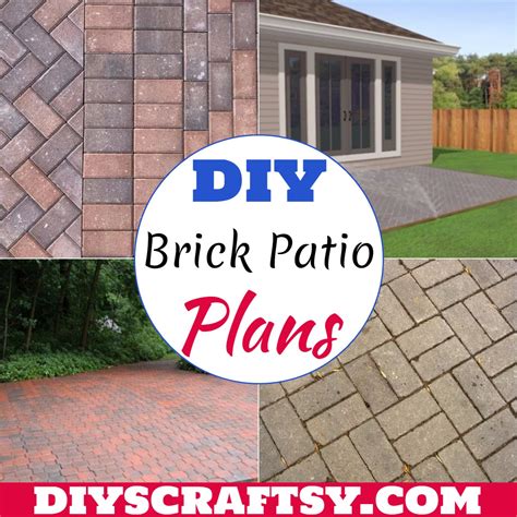 10 DIY Brick Patio Ideas For Stylizing Outdoor - DIYsCraftsy