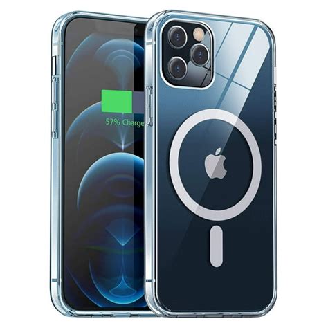 Clear Magnetic Case for iPhone 12 and iPhone 12 Pro with Mag-Safe ...