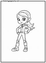 Rainbow Rangers Free Coloring Page  Printable Pages sketch template