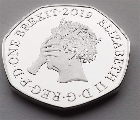 silverstan 50p Brexit Coin Styled UK Designed Brexit 50p not a kew 50p NOT A 50P NON-COA VERSION ...