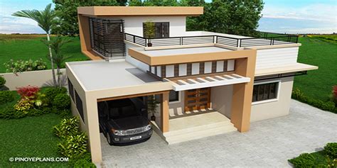 3 Storey House With Roof Deck Design