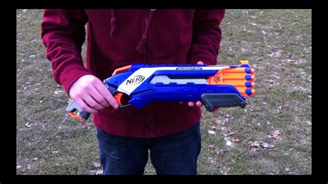 Nerf N-Strike Elite Rough Cut 2x4 - Range Test (Stock) - YouTube