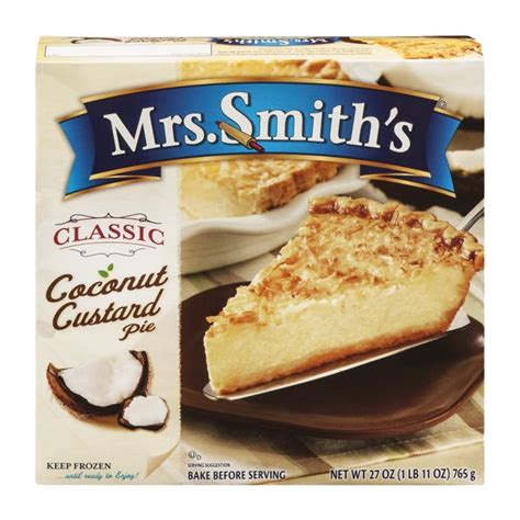 Mrs. Smith's Classic Coconut Custard Pie (27 oz) from The Food Emporium - Instacart