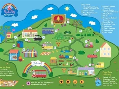 Peppa Pig Theme Park Map