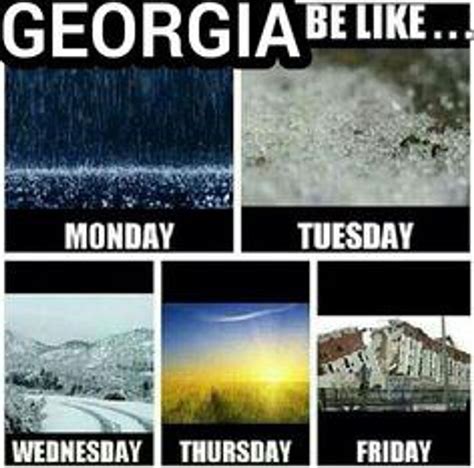 16 Memes That Accurately Describe Georgia Weather