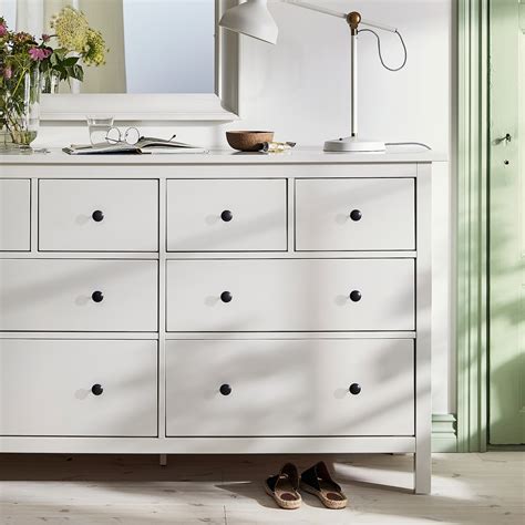 HEMNES 8-drawer dresser, white, 63x37 3/4" - IKEA