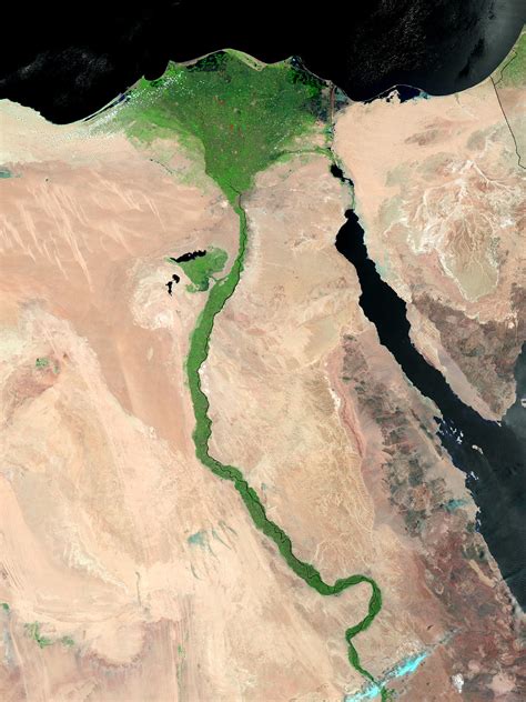 NASA Visible Earth: The Nile Delta, Egypt