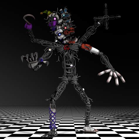 ArtStation - FNaF fanmade model: Scrap Ennard