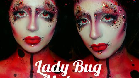 Avant Garde Lady Bug Makeup Tutorial - YouTube