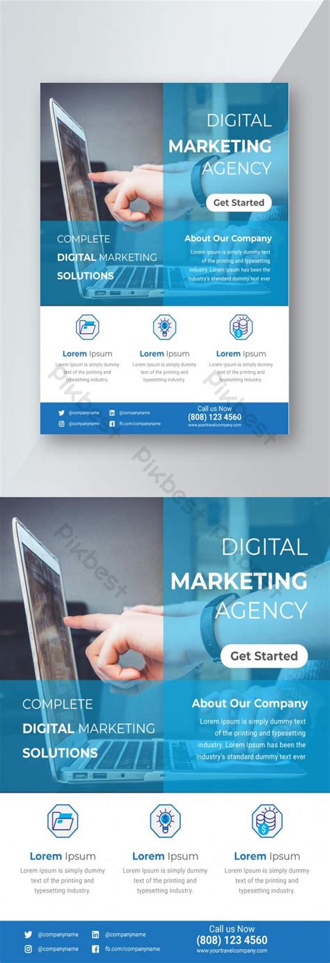 Digital Marketing Flyer Template | AI Free Download - Pikbest