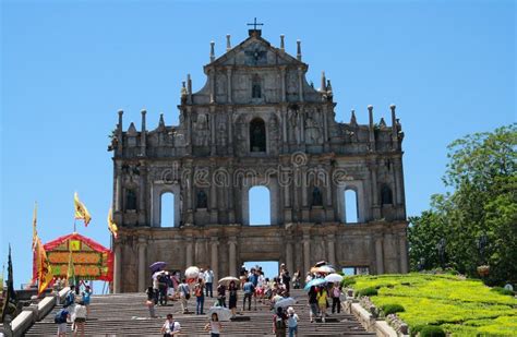 The Ruins of St. Paul s editorial photo. Image of ruins - 26722816