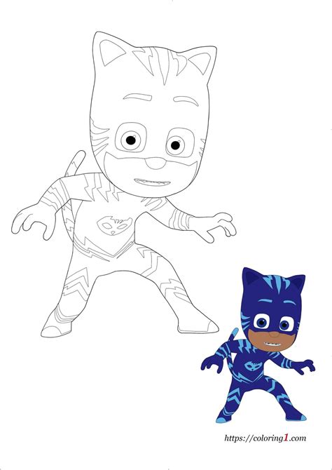 Pj Masks Catboy Coloring Pages - 2 Free Coloring Sheets (2021)