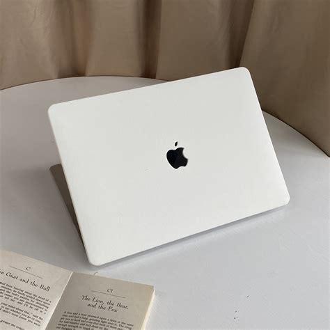 Ivory White Leather Macbook Case Decal Cover for New Macbook - Etsy UK