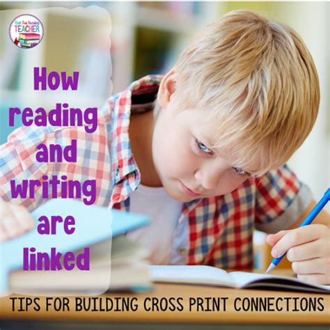 How reading and writing are linked - tips for building cross-print ...