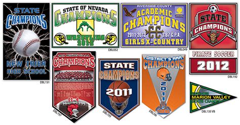 Championship School Banners