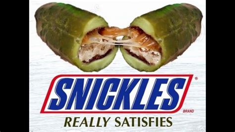 Pickle and a candy bar at once! Snickles got all you ever wanted : r/funny