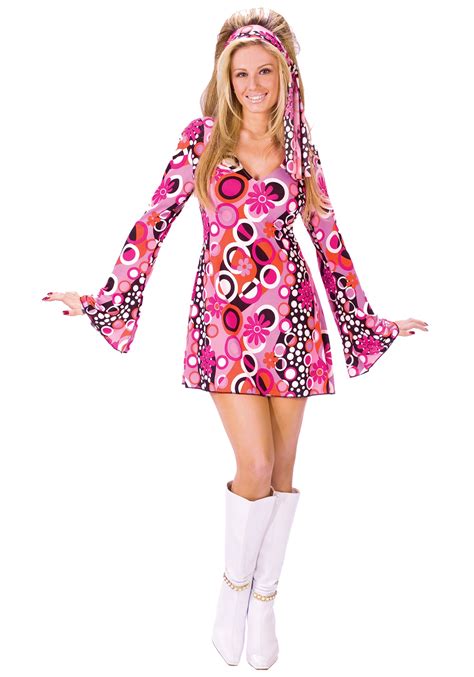 Feelin Groovy Disco Women's Costume Dress | Disco Costumes