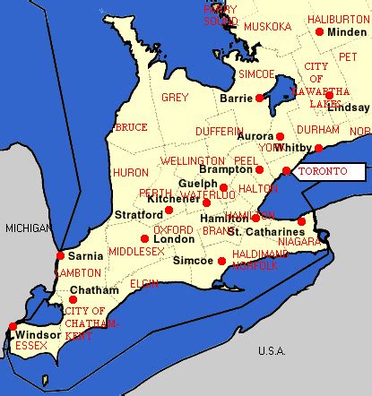 Ontario QSO Party County Maps