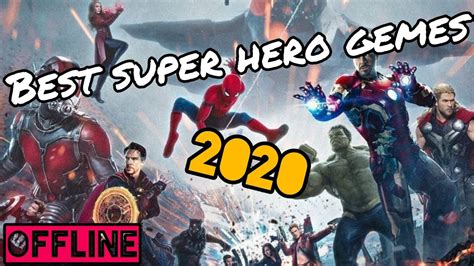 Top 5 marvel and super hero games in 2020 - YouTube